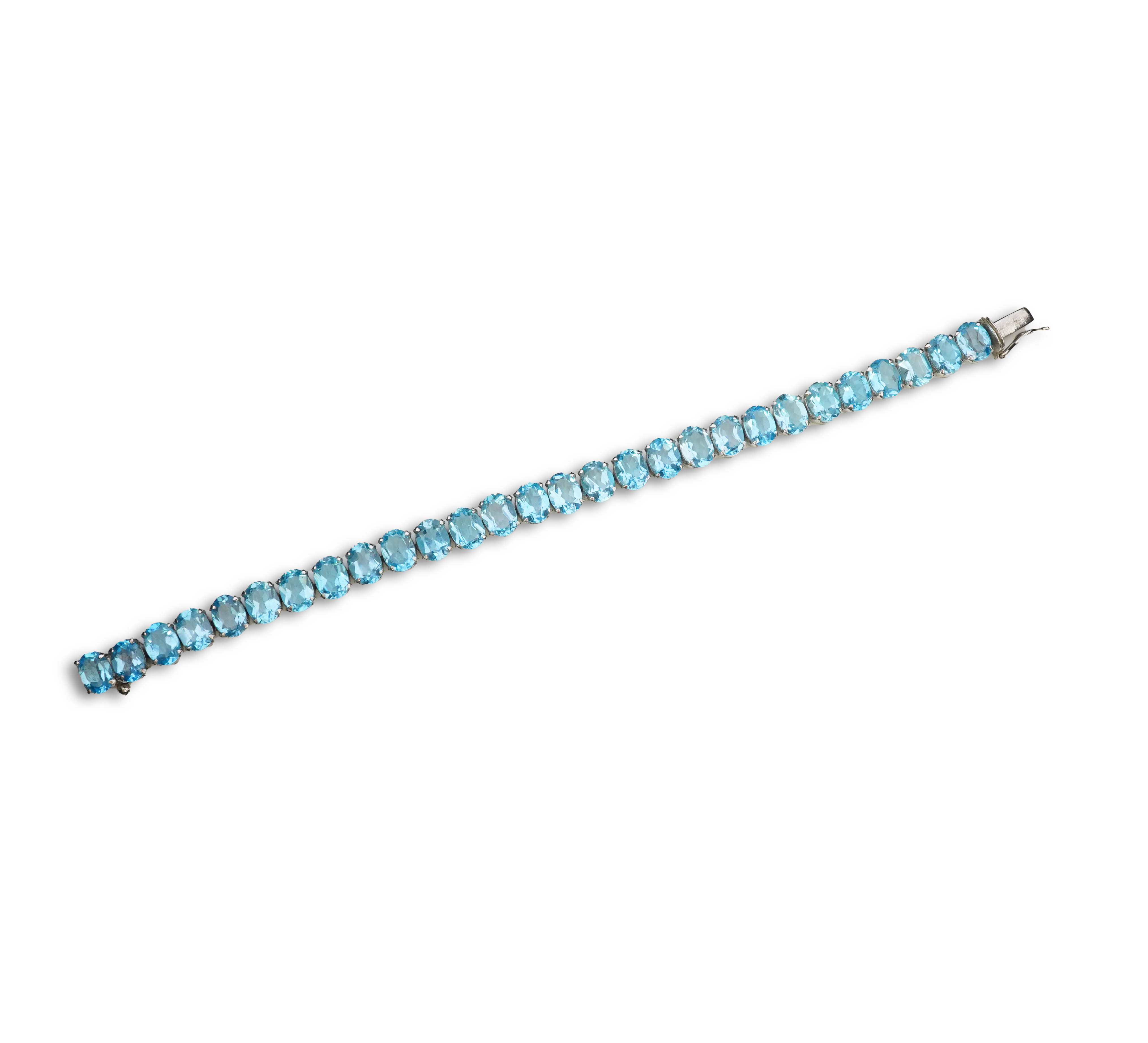 A blue topaz bracelet